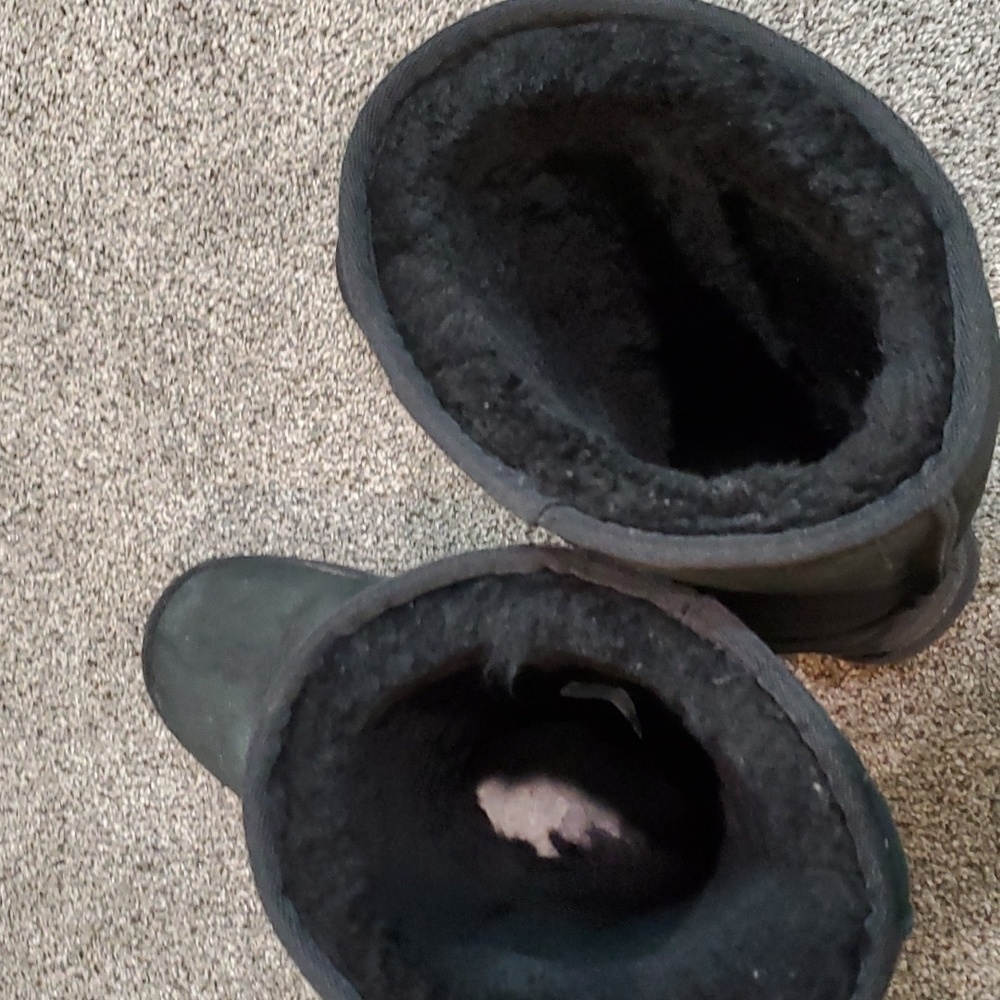 Sold Ugg Australia Women Classic Tall II Leather Sheepskin Boots shoes sz 10 - Picture 12 of 14